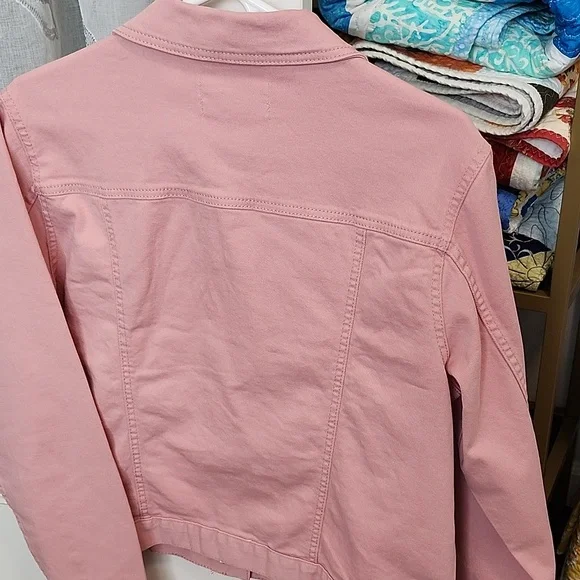 Time and Tru Women's Denim Cotton Jacket Size L 12/14 NWOT never worn - Picture 3 of 13